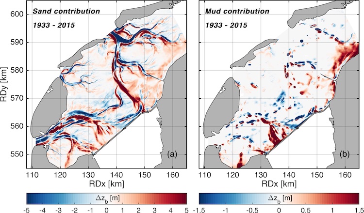 The contribution of sand and mud