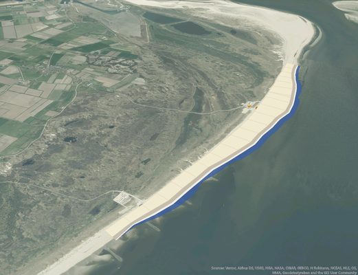 Large-scale nourishment at Southwest Texel (planned)
